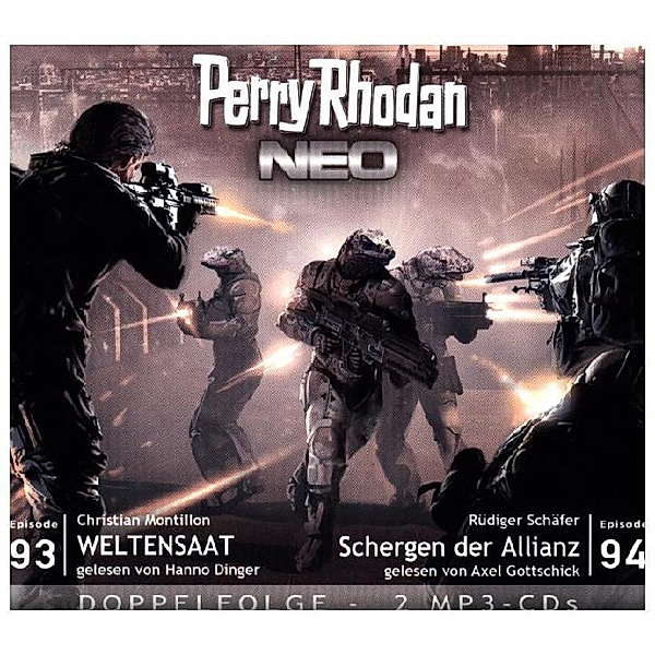 Perry Rhodan NEO MP3 Doppel-CD Folgen 93 + 94,2 MP3-CDs, Montillon Christian, Schäfer Rüdiger