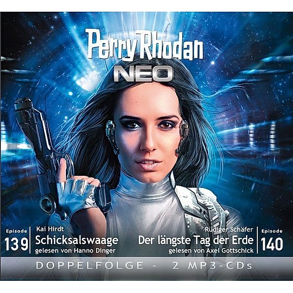 Perry Rhodan NEO - Schicksalswaage / Der längste Tag der Erde,1 MP3-CD, Kai Hirdt, Rüdiger Schäfer