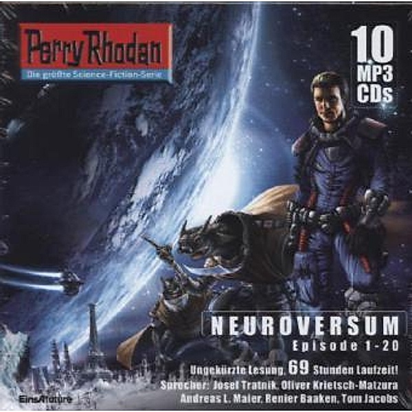 Perry Rhodan Sammelbox Neuroversum-Zyklus 1-20.Sammelbox.1,10 MP3-CDs, Christian Montillon, Hubert Haensel, Leo Lukas