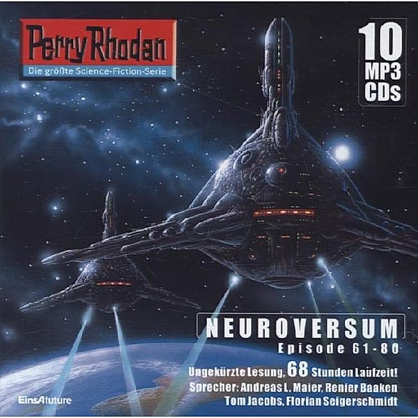 Perry Rhodan Sammelbox Neuroversum-Zyklus 61-80,10 MP3-CDs, Christian Montillon, Wim Vandemaan, Michael Marcus Thurner