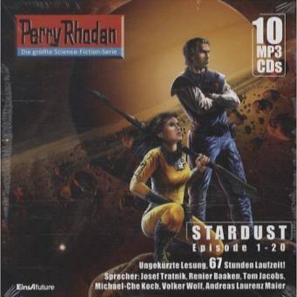 Perry Rhodan, Stardust - Episode 1-20,10 MP3-CDs, Perry Phodan