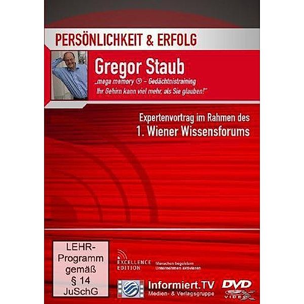 Persönlichkeit & Erfolg: mega memory- Gedächtnistraining - Ihr Gehirn kann, Gregor Staub