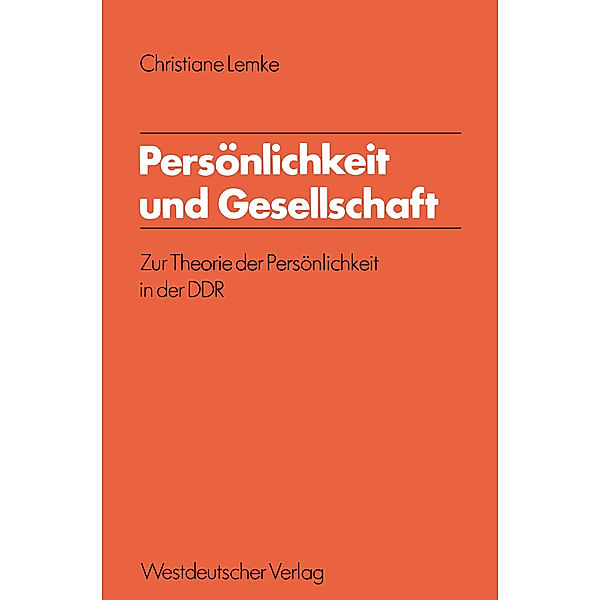 Persönlichkeit und Gesellschaft, Christiane Lemke