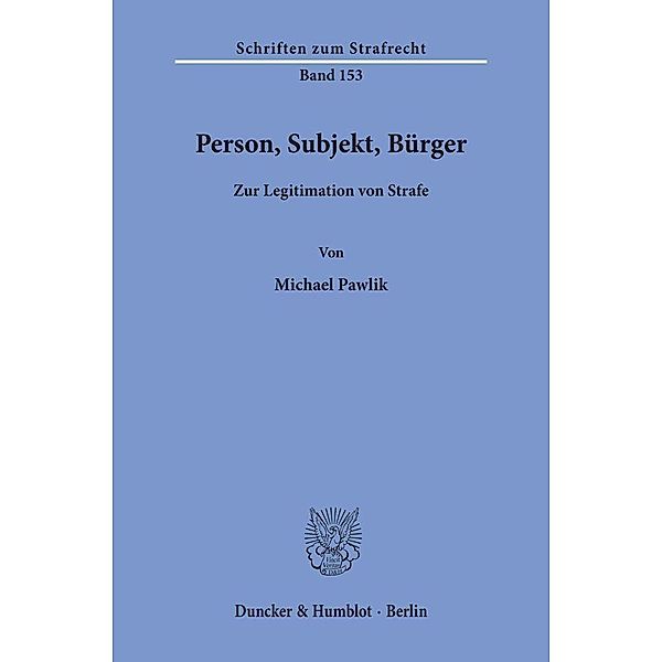 Person, Subjekt, Bürger., Michael Pawlik