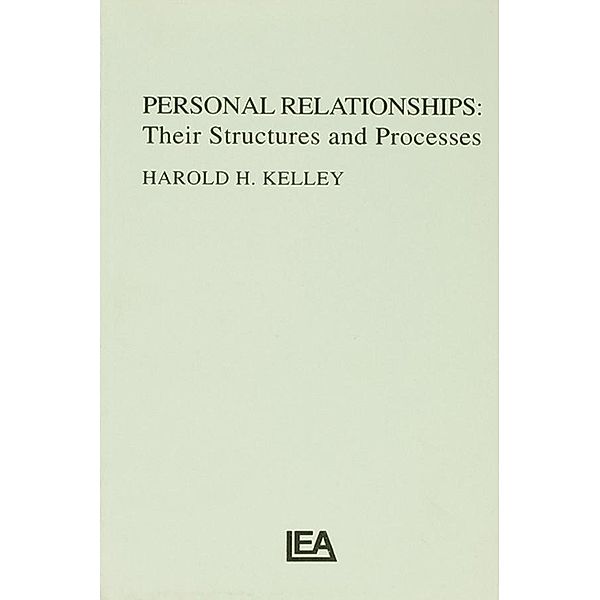 Personal Relationships, Harold H. Kelley