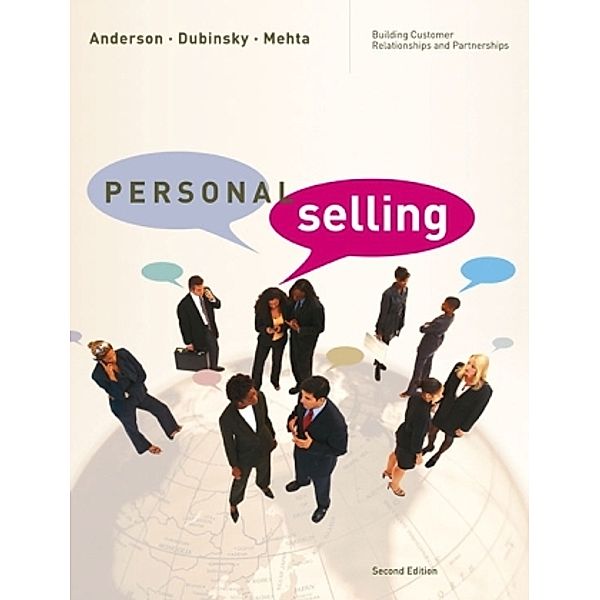 Personal Selling, Anderson, Rajiv Mehta, Alan J. Dubinsky