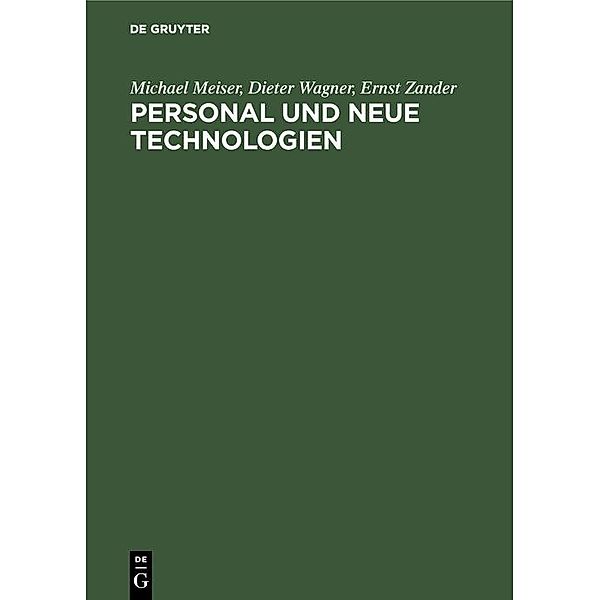 Personal und neue Technologien, Michael Meiser, Dieter Wagner, Ernst Zander