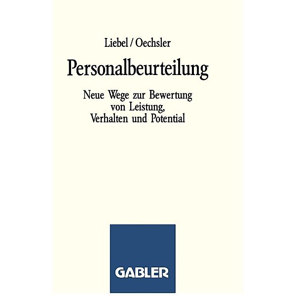 Personalbeurteilung, Walter A. Oechsler