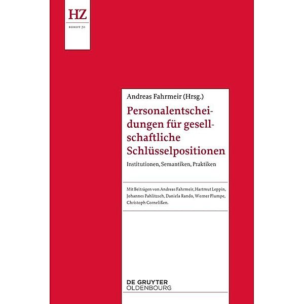 Personalentscheidungen für gesellschaftliche Schlüsselpositionen