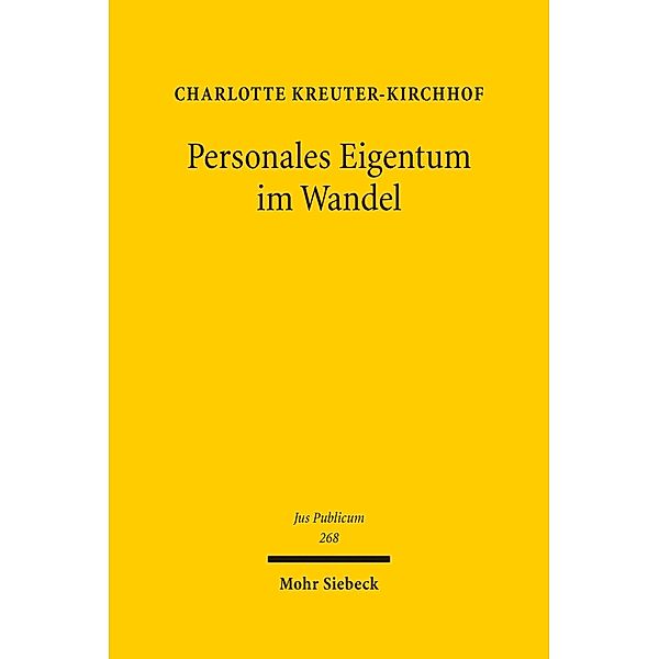 Personales Eigentum im Wandel, Charlotte Kreuter-Kirchhof