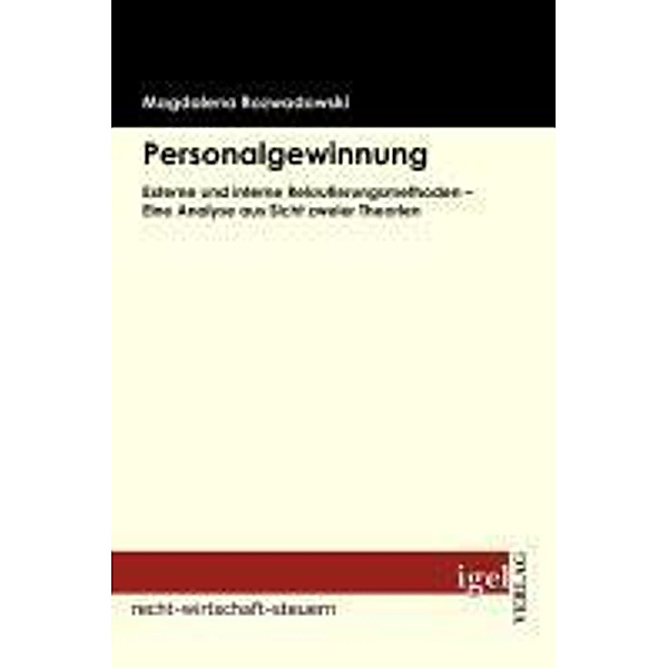 Personalgewinnung / Igel-Verlag, Magdalena Rozwadowski