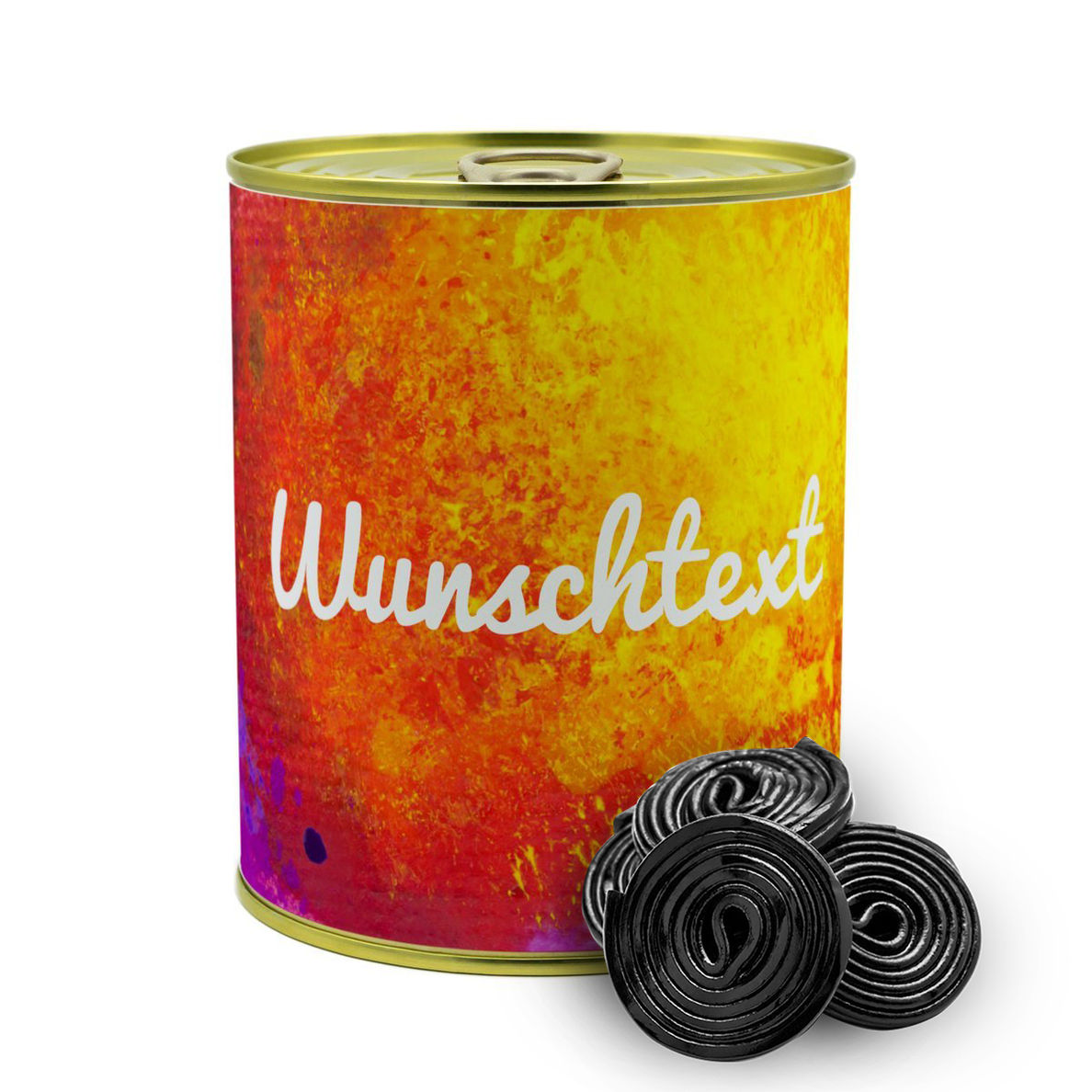 Personalisierte Geschenkdose - Haribo Lakritz-Schnecken Motiv: Colorpaint |  Weltbild.de