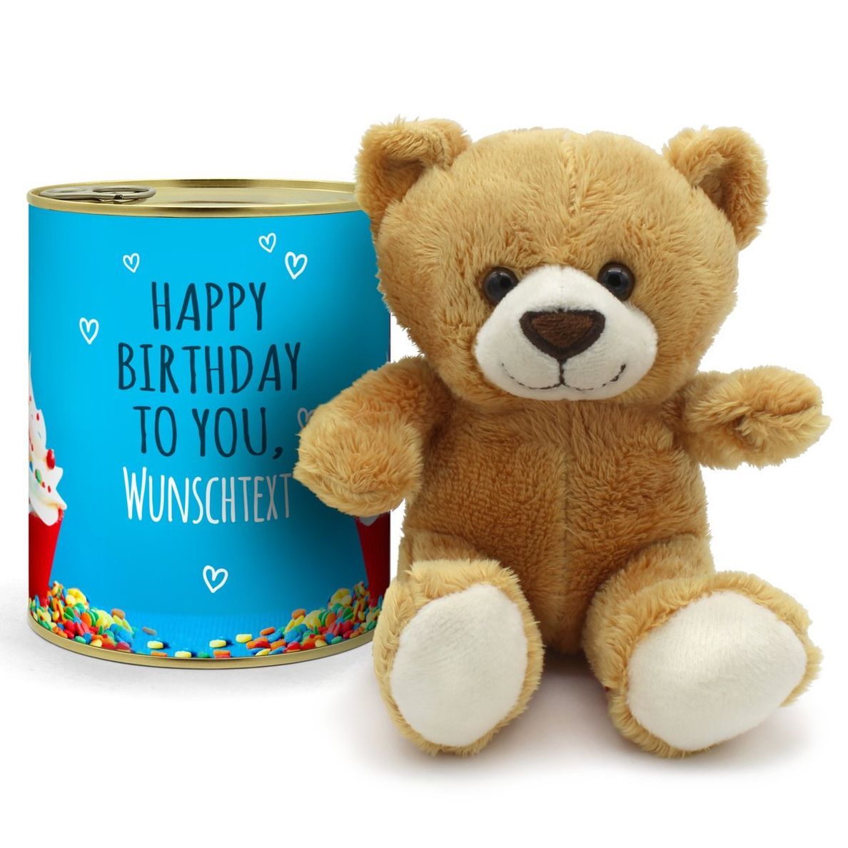 Personalisierte Geschenkdose - Teddybär Motiv: Geburtstag kaufen