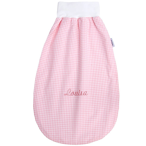 Lakaro Personalisierter Strampelsack rosa (Farbe: pink)