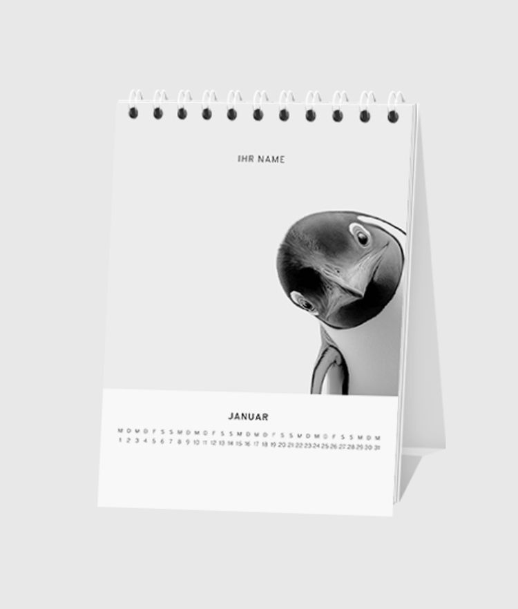 Personalisierter Tischkalender 2024 Format: A6 hoch - Kalender bestellen