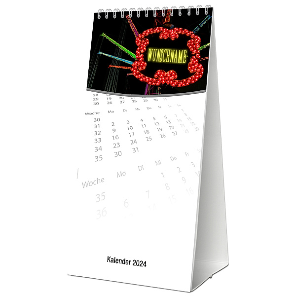 Personalisierter Tischkalender 3 Monate 2023