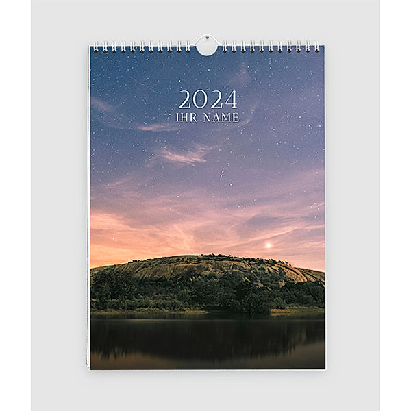 Personalisierter Wandkalender 2024 (Format: A3)