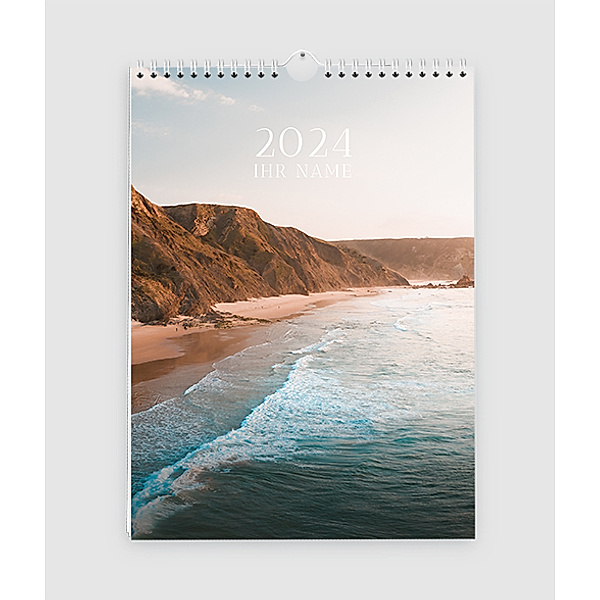 Personalisierter Wandkalender 2024 (Format: A4)