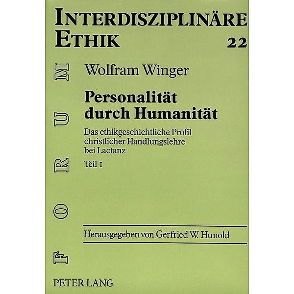 Personalität durch Humanität, Wolfram Winger