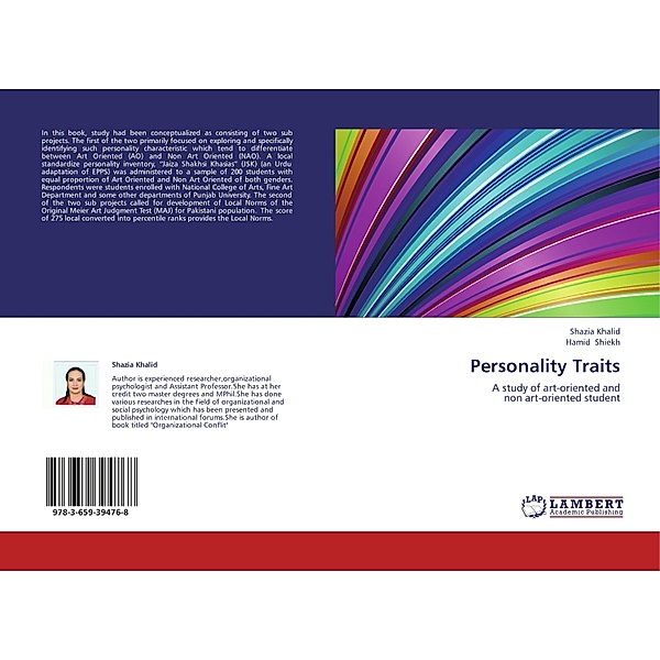 Personality Traits, Shazia Khalid, Hamid Shiekh