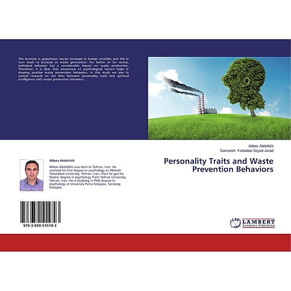 Personality Traits and Waste Prevention Behaviors, Abbas Abdollahi, Samaneh Karbalaei Seyed Javad