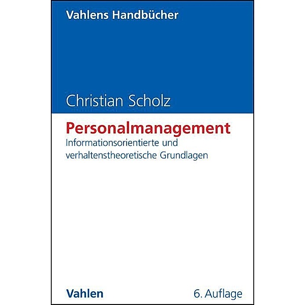 Personalmanagement, Christian Scholz
