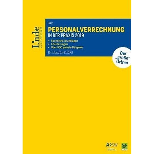 Personalverrechnung in der Praxis 2019 (f. Österreich), Irina Prinz