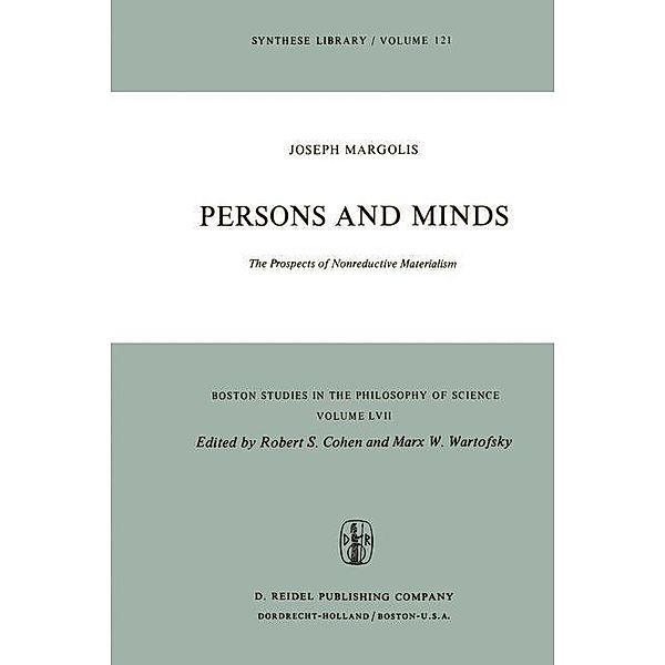 Persons and Minds / Boston Studies in the Philosophy and History of Science Bd.57, Joseph Margolis