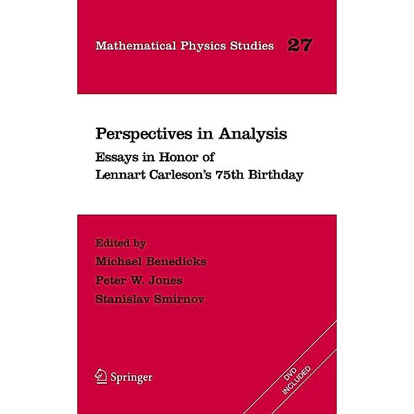 Perspectives in Analysis / Mathematical Physics Studies Bd.27