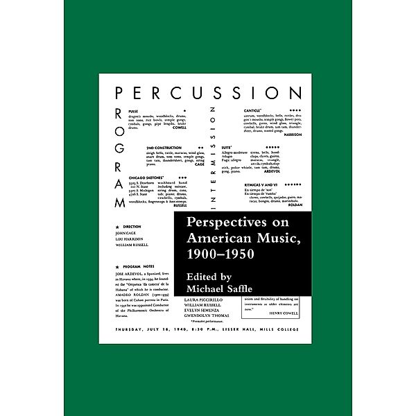 Perspectives on American Music, 1900-1950