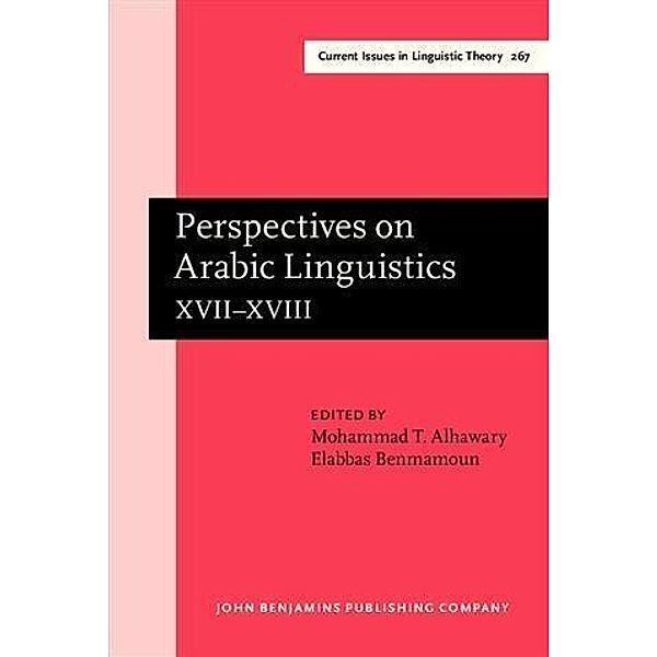 Perspectives on Arabic Linguistics