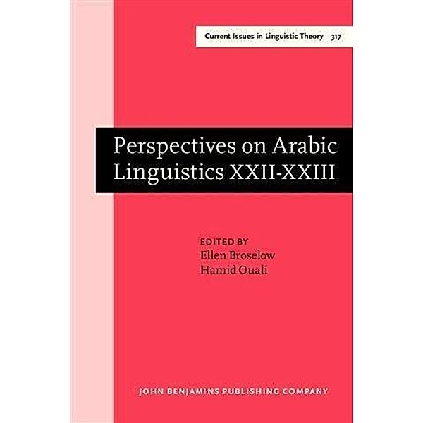 Perspectives on Arabic Linguistics