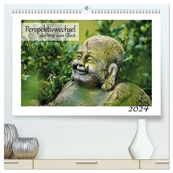 Perspektivwechsel: der Weg zum Glück (hochwertiger Premium Wandkalender 2024 DIN A2 quer), Kunstdruck in Hochglanz, Klaus Vartzbed