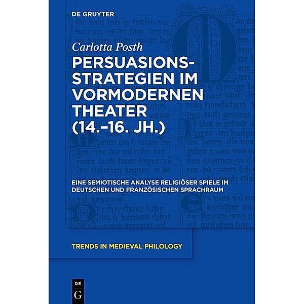 Persuasionsstrategien im vormodernen Theater (14.-16. Jh.), Carlotta Posth