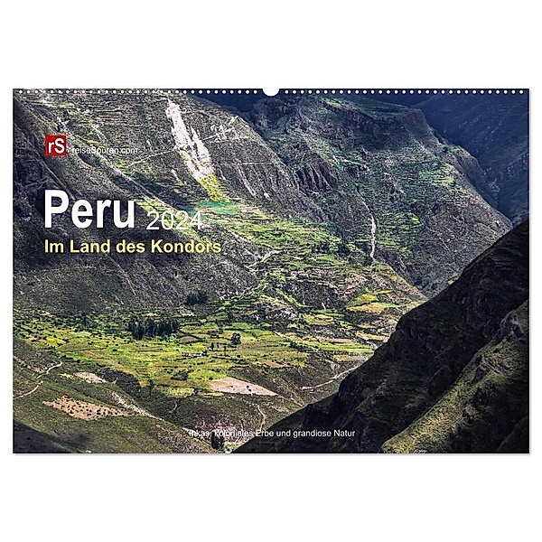 Peru 2024 Im Land des Kondors (Wandkalender 2024 DIN A2 quer), CALVENDO Monatskalender, Uwe Bergwitz