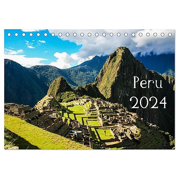 Peru 2024 (Tischkalender 2024 DIN A5 quer), CALVENDO Monatskalender, Andy Grieshober