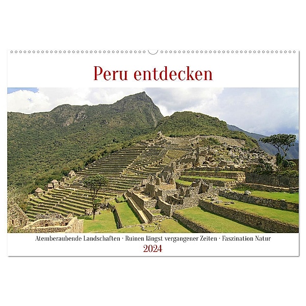 Peru entdecken (Wandkalender 2024 DIN A2 quer), CALVENDO Monatskalender, Nicolette Berns