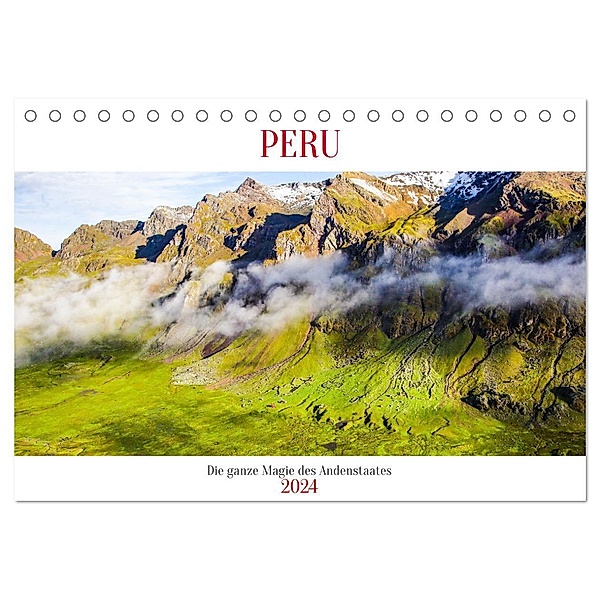 Peru - Magie der Anden (Tischkalender 2024 DIN A5 quer), CALVENDO Monatskalender, Gunnar Lentz