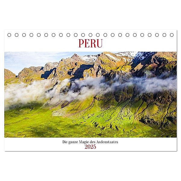 Peru - Magie der Anden (Tischkalender 2025 DIN A5 quer), CALVENDO Monatskalender, Calvendo, Gunnar Lentz