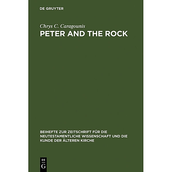 Peter and the Rock, Chrys C. Caragounis