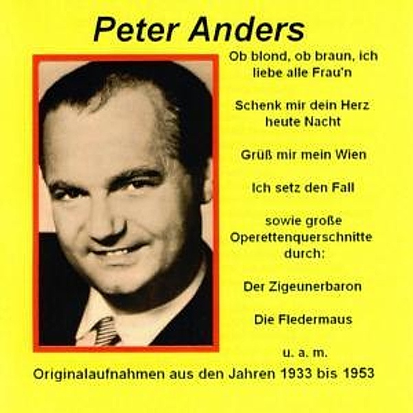 Peter Anders, Peter Anders
