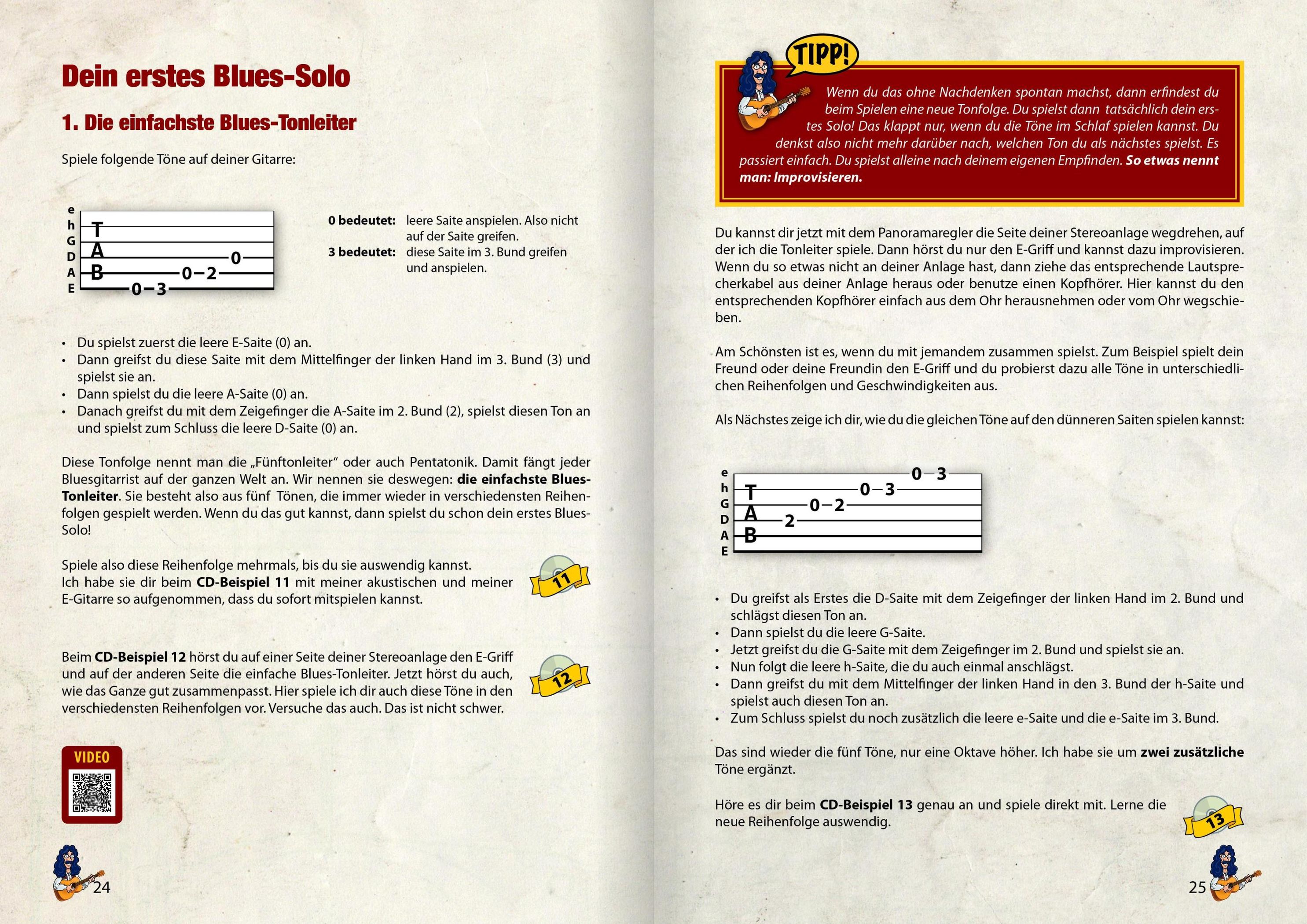 Peter Bursch's Blues-Gitarrenbuch, m. 1 Audio-CD, m. 1 Beilage | Weltbild.ch