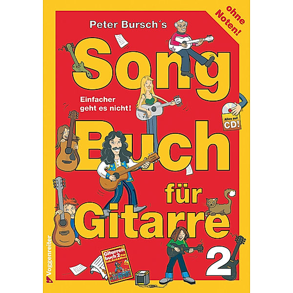 Peter Bursch's Songbuch für Gitarre, m. Audio-CD.Tl.2, Peter Bursch