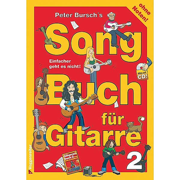 Peter Bursch's Songbuch für Gitarre, m. Audio-CD.Tl.2, Peter Bursch