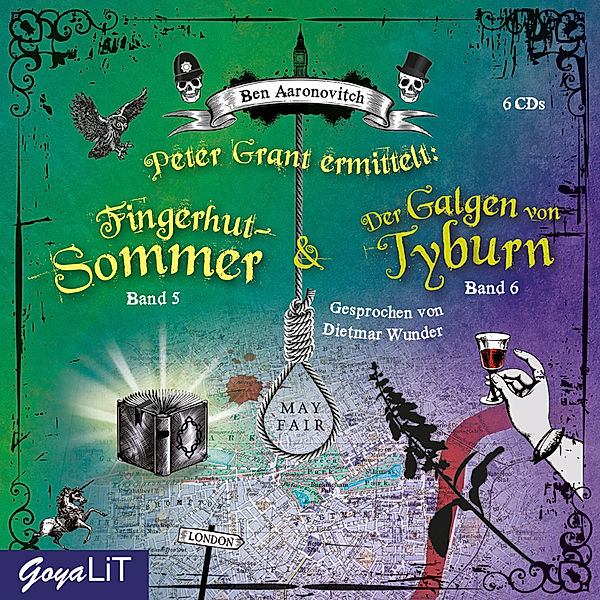 Peter Grant ermittelt: Fingerhut-Sommer  / Der Galgen von Tyburn,6 Audio-CD, Ben Aaronovitch