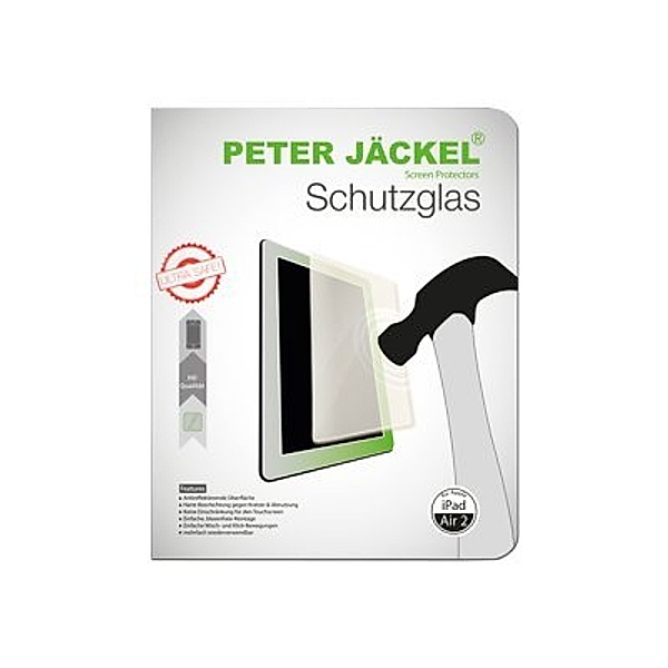 PETER JÄCKEL HD Glas Protector Panzerglas 0,26mm für Apple iPad iPad 9.7 iPad (2018)