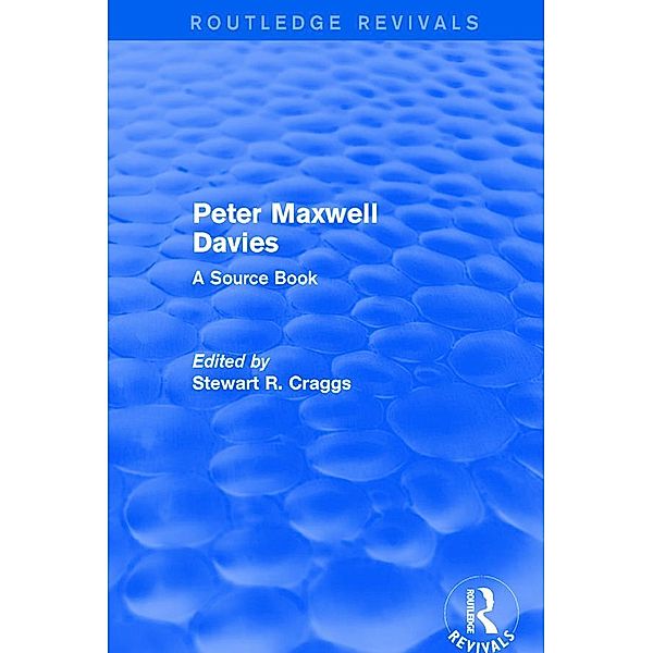 Peter Maxwell Davies, Stewart R. Craggs