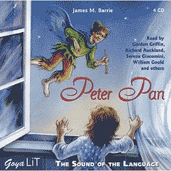 Peter Pan, English version, 4 Audio-CDs, James M. Barrie