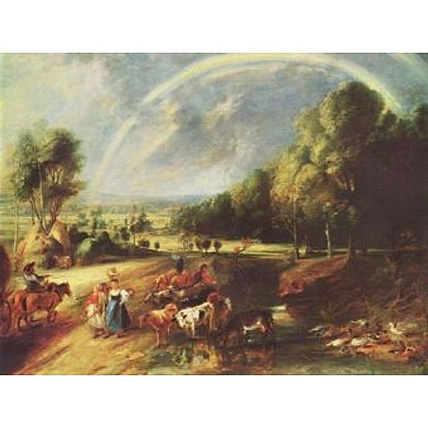 Peter Paul Rubens - Landschaft mit dem Regenbogen - 1.000 Teile (Puzzle)