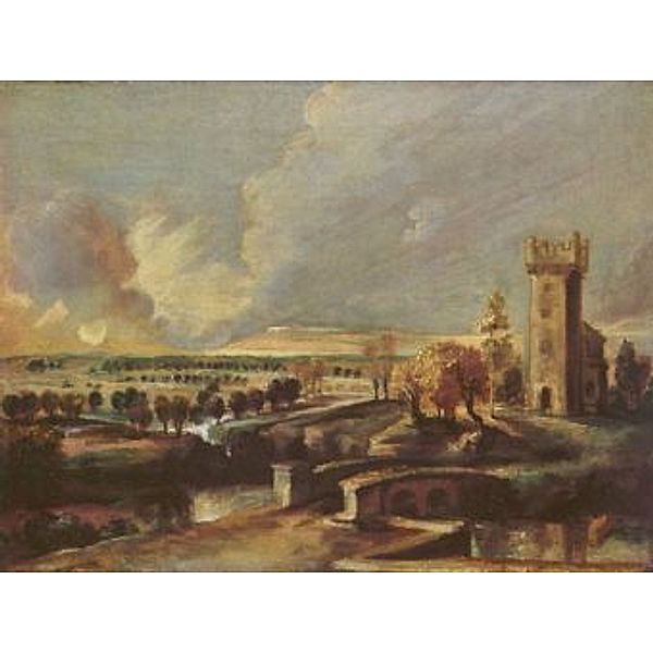 Peter Paul Rubens - Landschaft mit dem Turm des Schlosses Steen - 2.000 Teile (Puzzle)